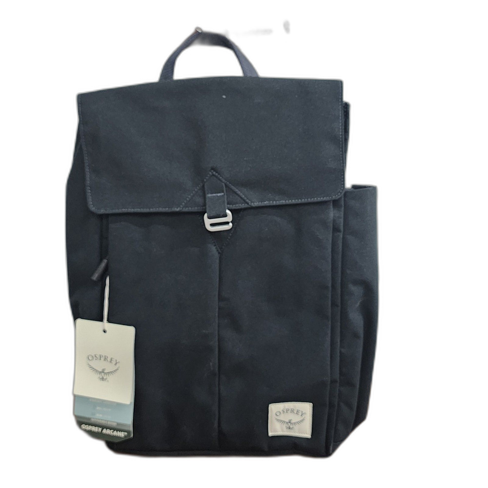 NWT Osprey Unisex Black Travel Backpack Rucksack Daypack Bag